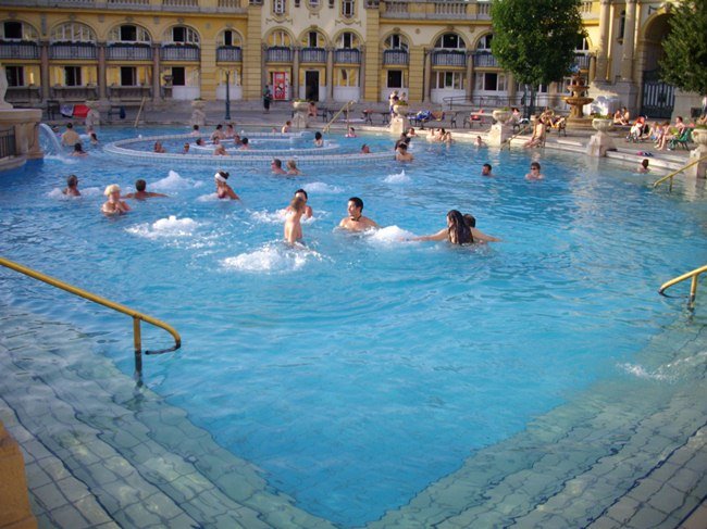 Посещение термальных купален 